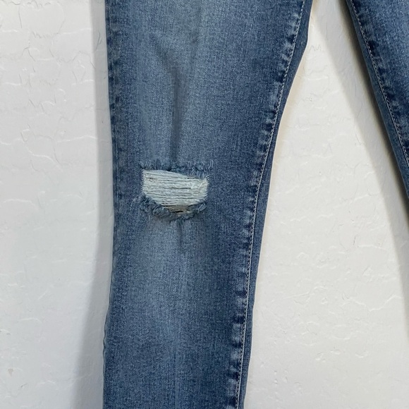 Good American Good Legs Under Fray Waistband High Rise Skinny Jeans size 4 (27) - Picture 3 of 11